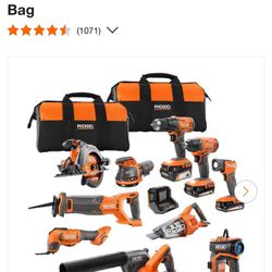 Rigid 18v 10 Tool Combo Kit