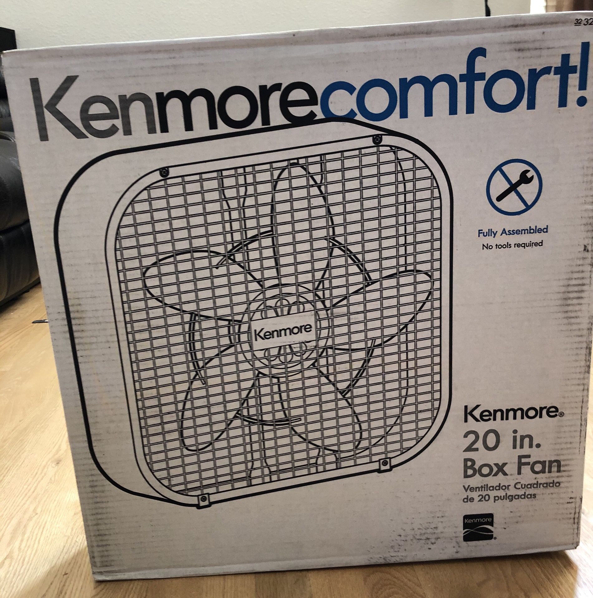 Kenmore 20 inch box fan