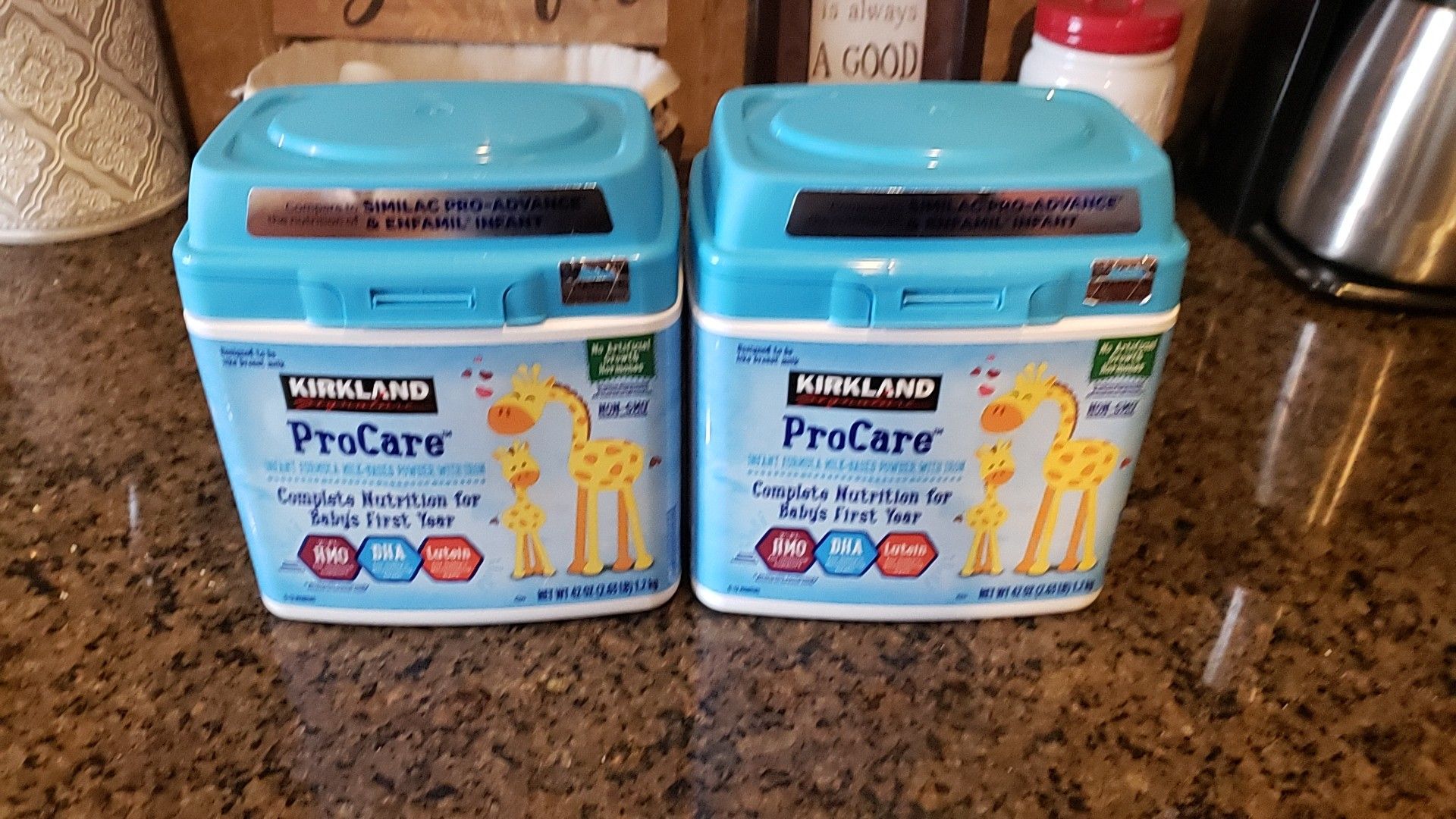 2, Kirkland ProCare Formula -unsealed