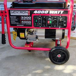 NEW GENERADOR GENTRON 4000 WATTS AC 120V/240V PRECIO FIRME $350