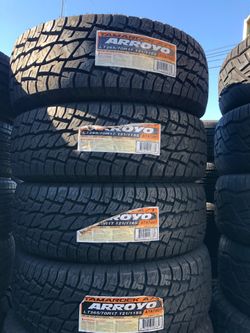Lt265/70R17 Arroyo At Llantas Nuevas Instaladas y Balanceadas