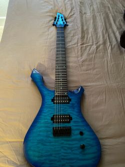 Custom 7-string guitar. New pickups installed.