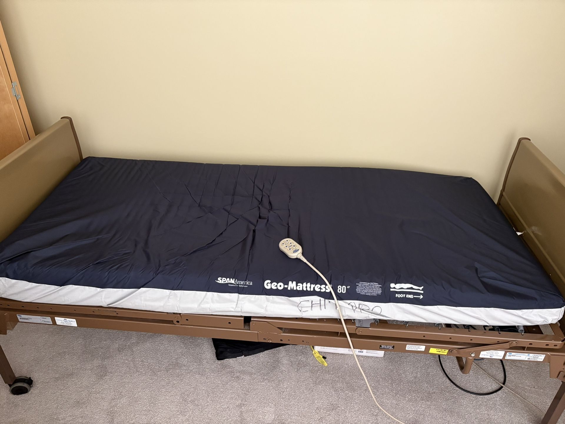 Electric Adjustable Bed with Mattress