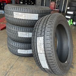275/55/20 BRIDGESTONE DUELER / 4 new tires / installed & balanced