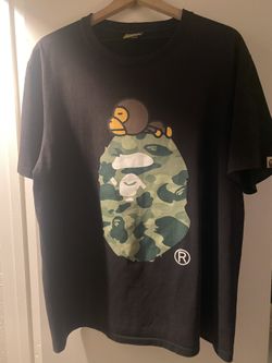 Bape Color Camo Milo On Big Ape Tee