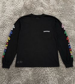 Chrome heart long sleeve black multi color