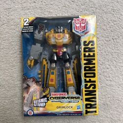Hasbro Transformers Toys Cyberverse  Ultimate Class Grimlock Action Figure
