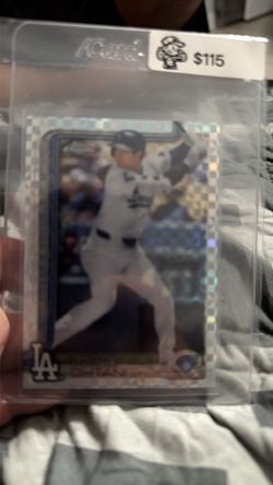 Topps Chrome LA Dodgers Baseball Card Xfractor