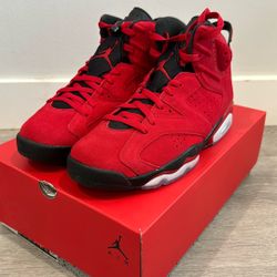 Air Jordan 6 Retro Varsity Red/ Black 9.5