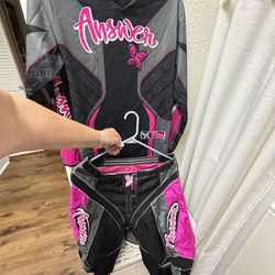 Answer Brand Racewear Combo Pants And Jersey. Pants Youth Size 8 Top Med