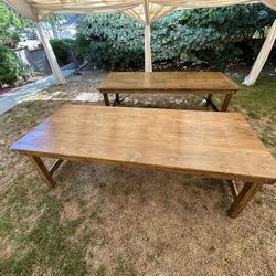 Farm Tables 8x3.5ft
