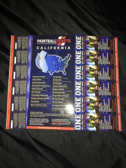All day Paintball tickets