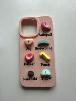 Handmade Bouldering Phone Case