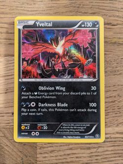 Yveltal pokemon card