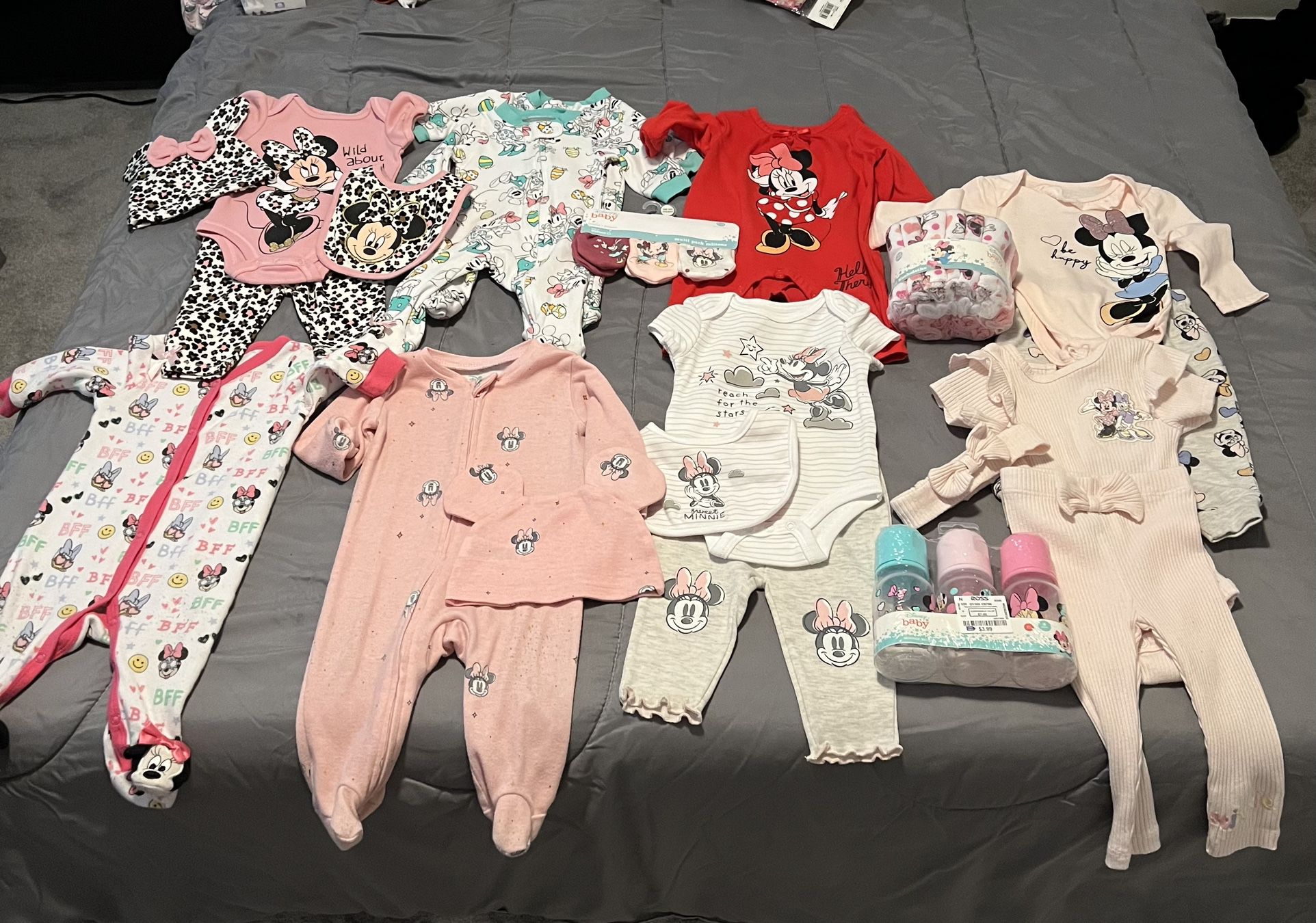Minnie Mouse Baby Clothes Lot