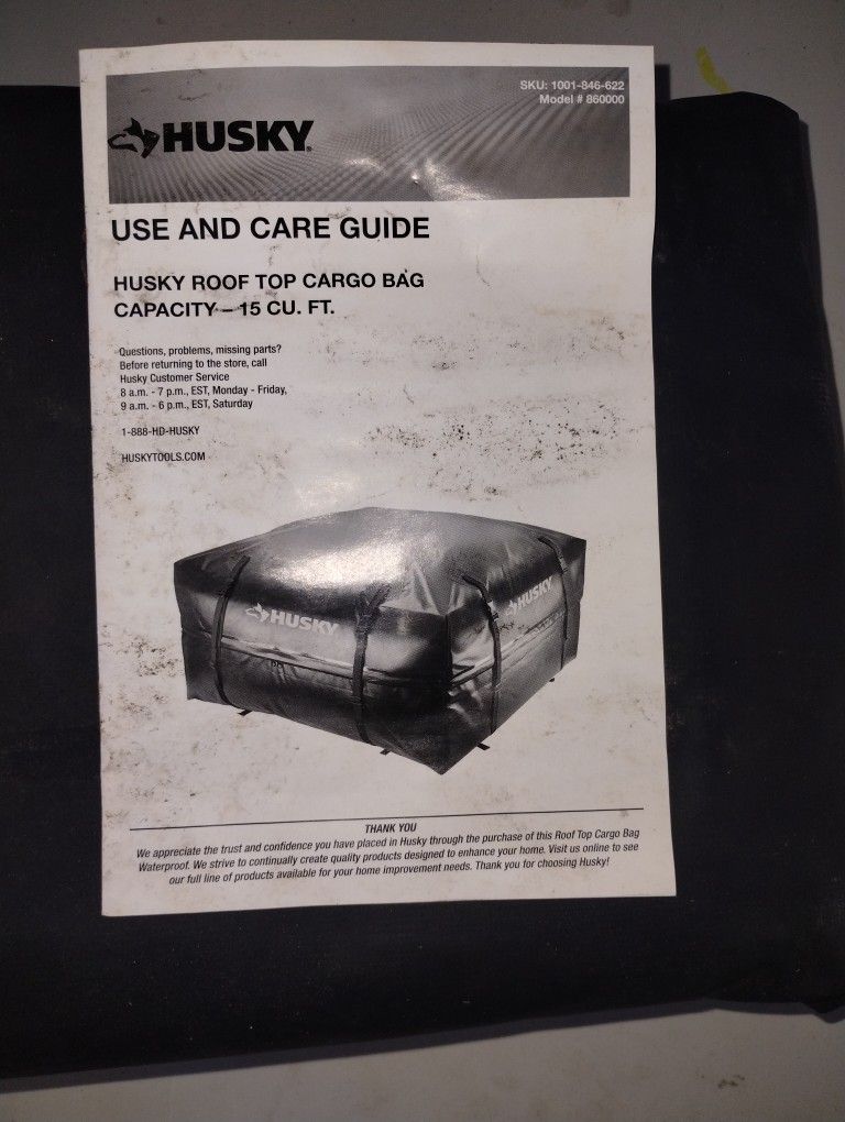 Husky Roof Top Cargo Bag