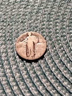 1925 standing liberty quarter 90% silver