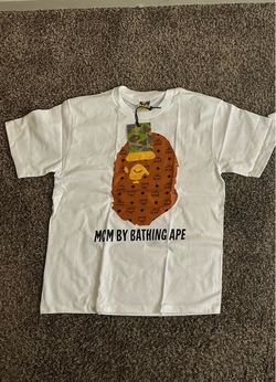 BAPE x MCM Ape Head Graphic T-Shirt size S