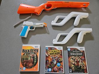 Shooting Games Bundle For Nintendo Wii