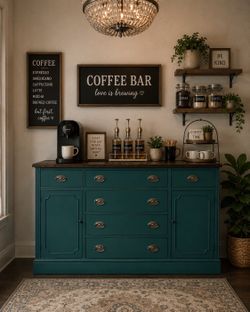 Red mahogany, buffet, credenza, sideboard or coffee bar