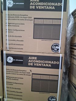 Best deals.  12000btu windows ac's by GE smart WiFi.  Brand new.  90 days warranty