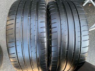 Two 235-35-19 Michelin Pilot Sport 4s Total Performance