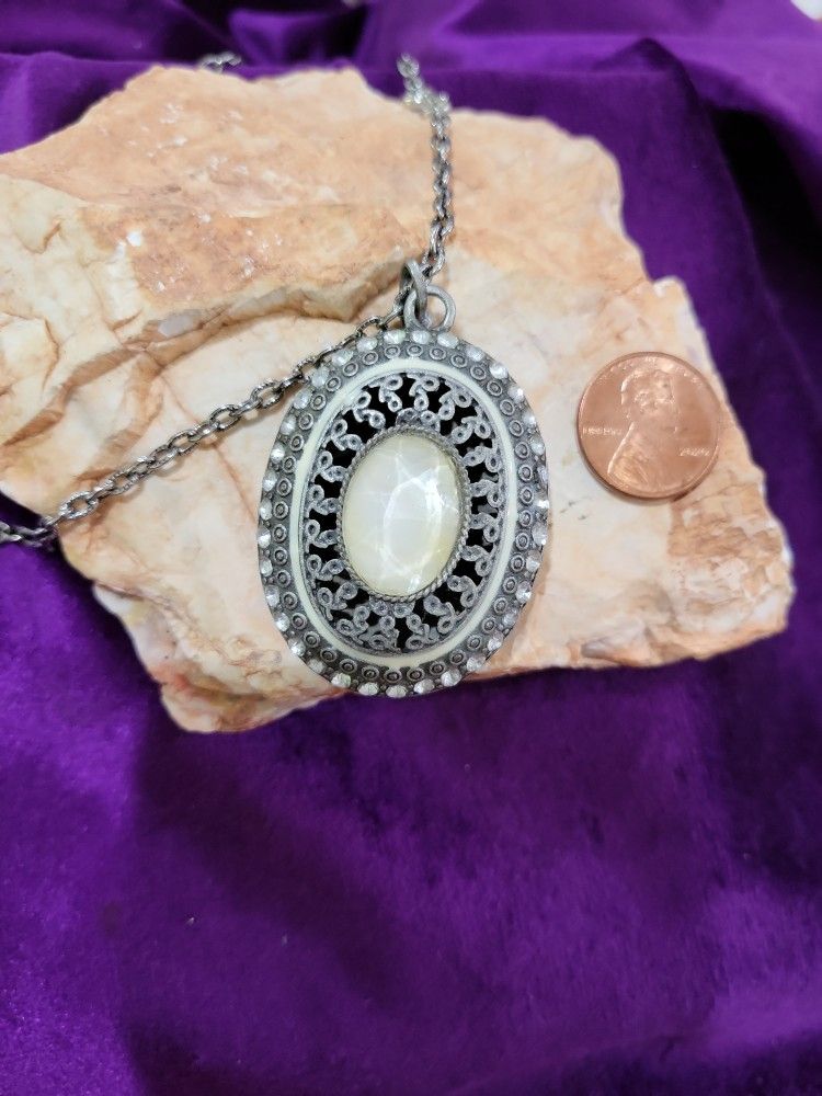 Vintage Pewter Pendant