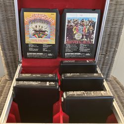 Beatles 8-Track Collection (12) w/ Carry Case