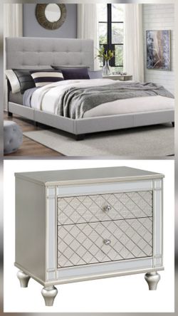 ⚡️RED TAG SALE!⚡️Brand new full size bedframe and nightstand