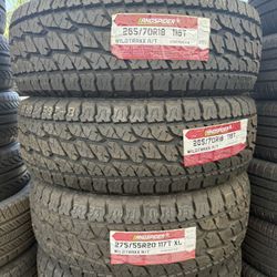 265/70/18 Landspider At 4 New Tires Installed And Balanced