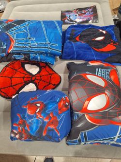 Spiderman bedding set ,rug,pillow case ...