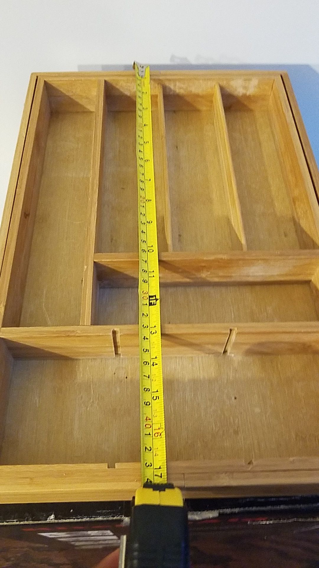 Gently Used Wooden Drawer Organizer