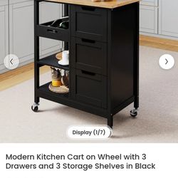 3 tier kitchen cart on wheels.