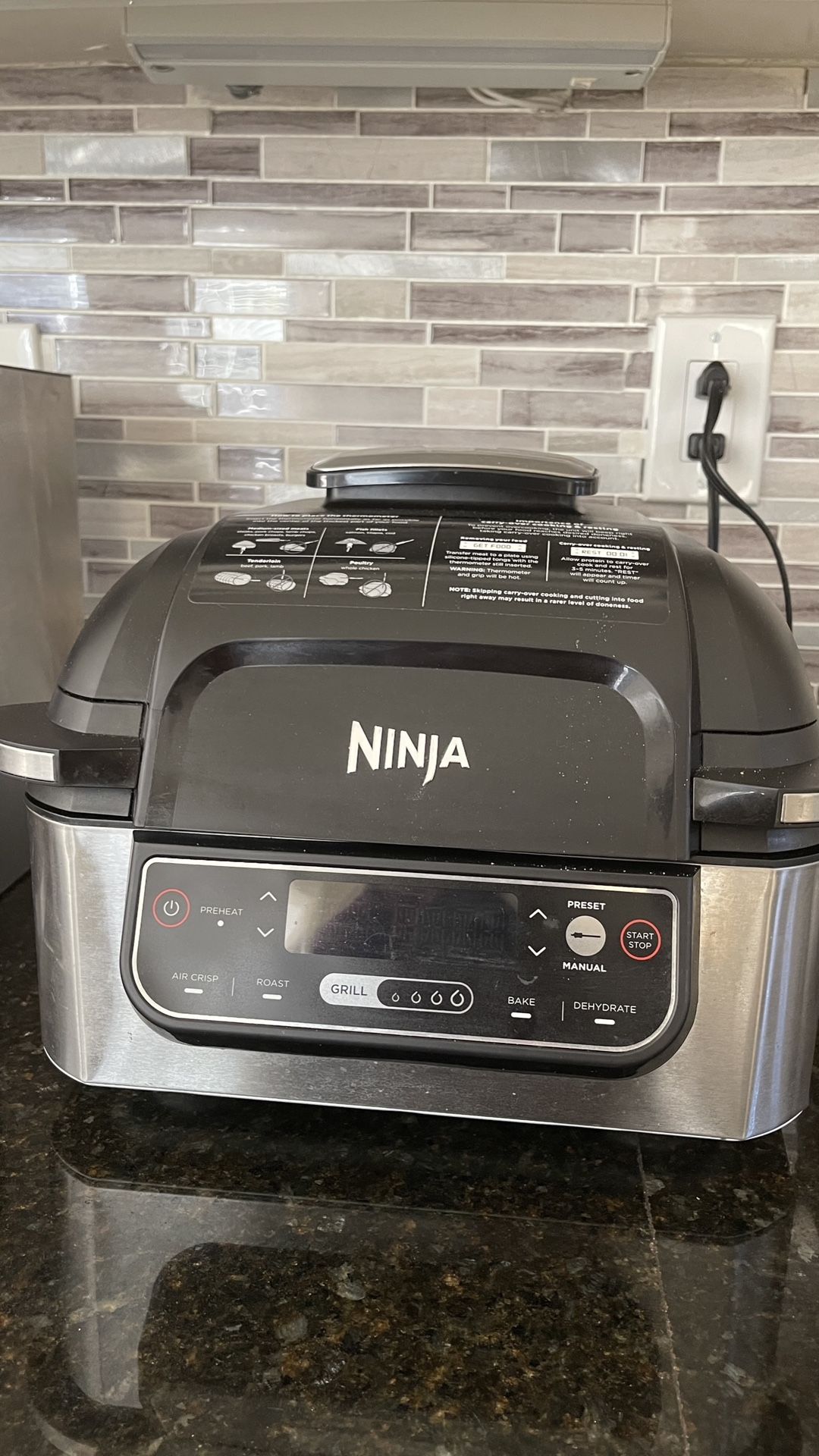 Ninja Foodi Smart 5-in-1 Indoor Grill with 4qt Air Fryer - Black - LG451BK  for Sale in Irvine, CA - OfferUp