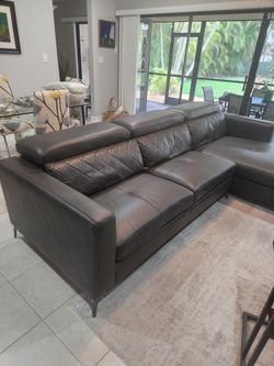 Like New Sofa with Chaise Lounge