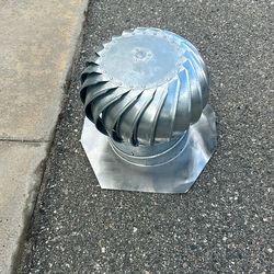 12'' Attic Steel Wind Turbine Roof Vent Exhaust Fan Rotary Ventilator Steel NEW