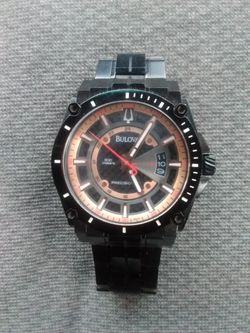 Very clean Black Rose Gold Bulova Precisionist Mens wrist watch for Sale in Modesto CA OfferUp