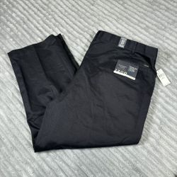 IZOD AMERICAN CHINO BIG AND TALL 100% COTTON CLASSIC FIT 50 X 29 FLAT FRONT SANS PLIS NWT 