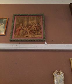 Antique tapestry pictures