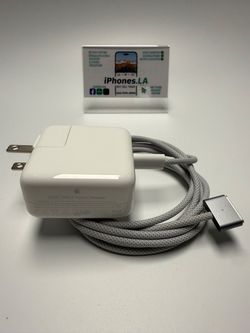 Apple MagSafe 3 Charger and 35W Power Adapter Used Space Gray Good Condition