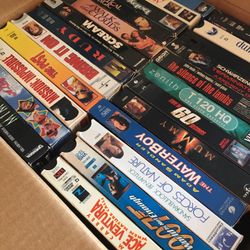 Over 100 VHS Tapes  