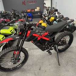 RFN Electric Dirt Bike 60MPH! Finance For $150 Down Payment!!