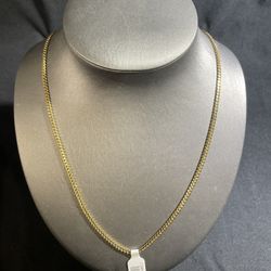 14 Karat Gold Cuban Chain 24” Solid