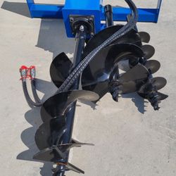 Skid Steer Auger Attachment Kit 8” 12” 14”