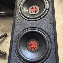 Gravity 12s They Are 2000watts Each Looking For Serious Buyer To Grab Em Box Is Ported