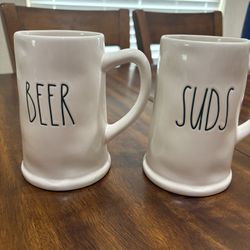 Rae Dunn Beer Mugs