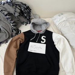 supreme block hoodie