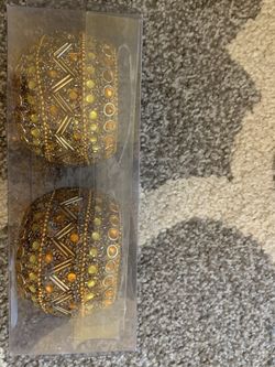 Gold Votive Candle Holder