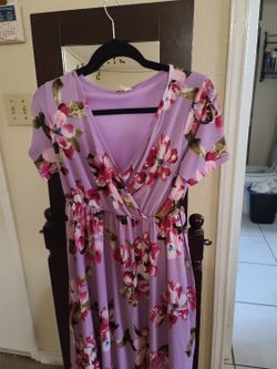 2 Long Maternity Dresses. 