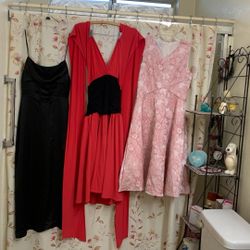 Short Party Dresses.    $10.00.   Chino, Ca